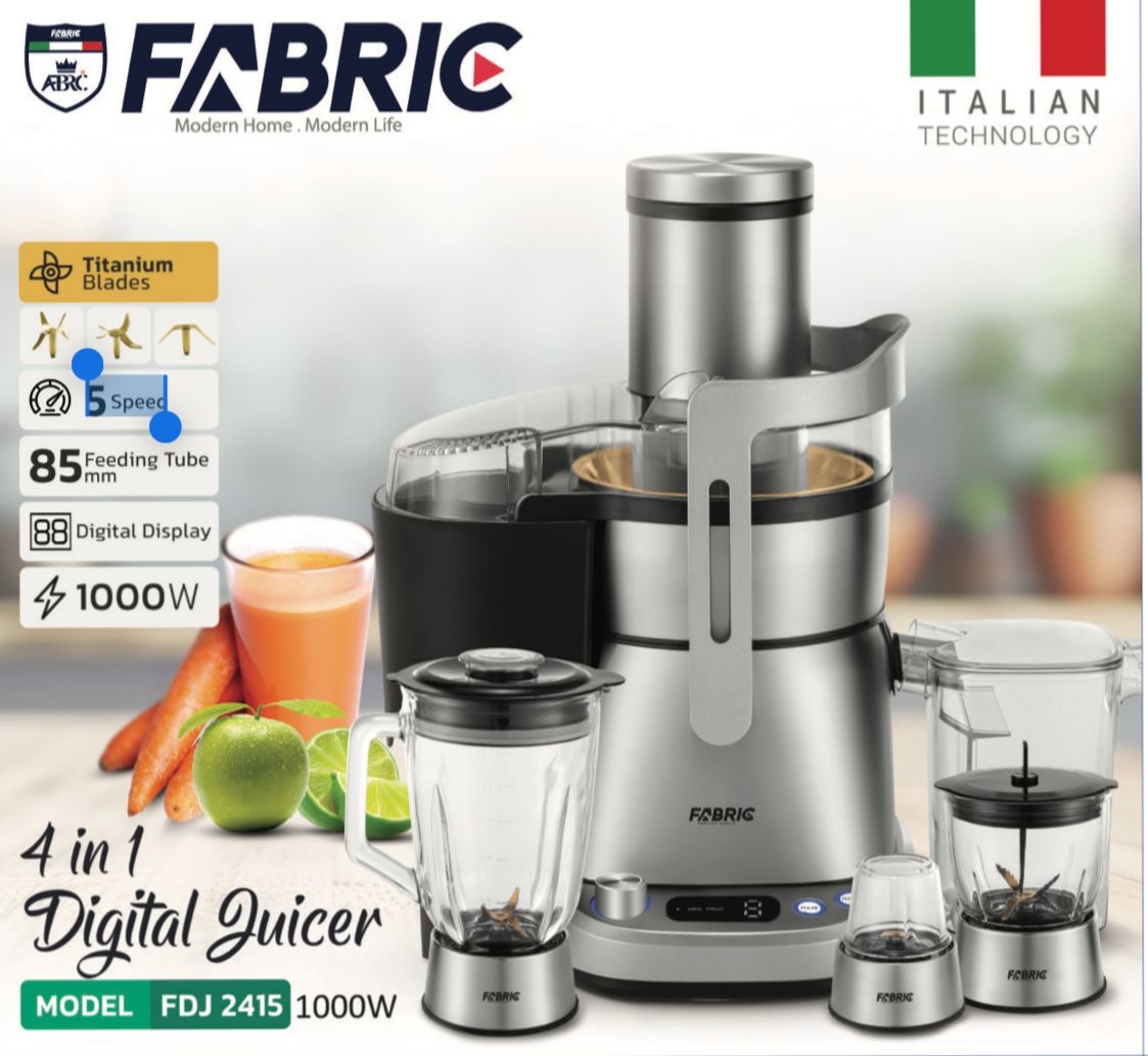 دستگاه ابمیوه گیر چهارکاره فابریک ایتالیا مدل FDJ2415